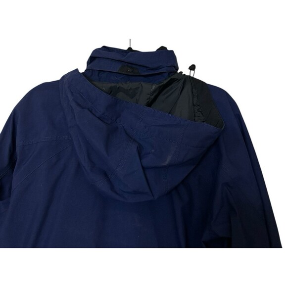Patagonia Mens Goretex Nylon Blue Waterproof Hooded Rain Ski Full Zip Jacket  M - Picture 5 of 16